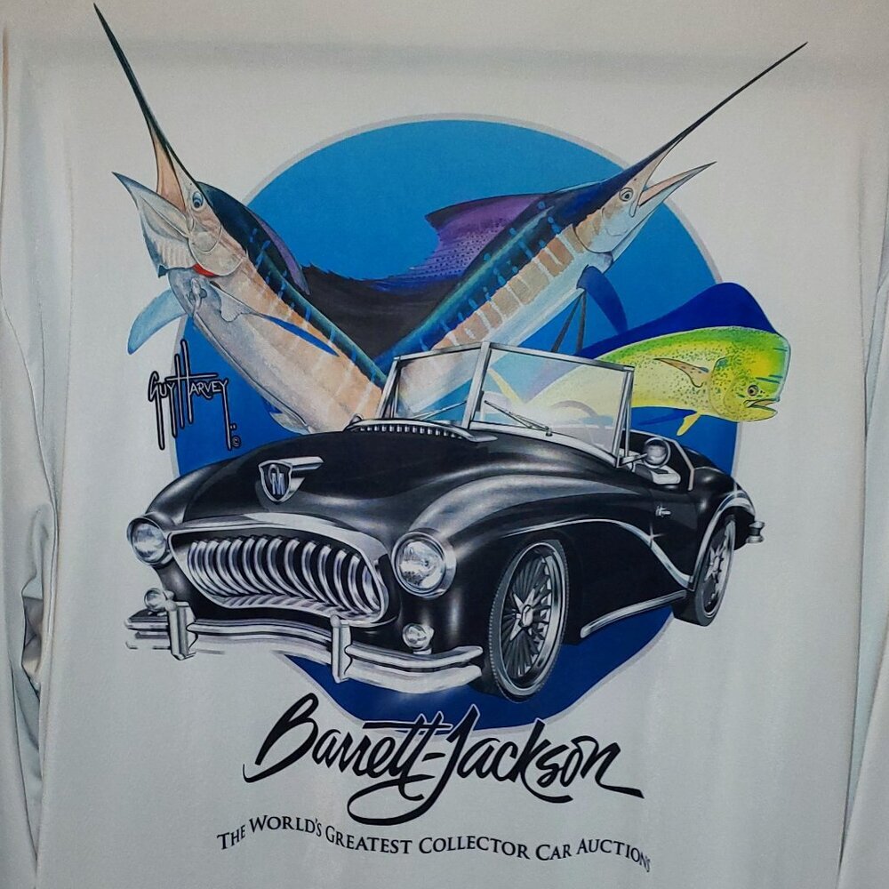 Guy Harvey Barrett-Jackson Dry-fit long SPF sleeve shirt – XL